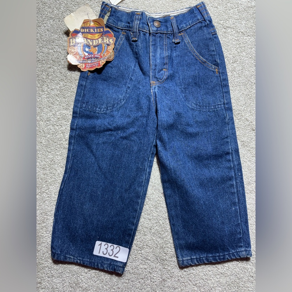 Dickies branders deadstock vintage jeans new sz kids sz 2T with tags